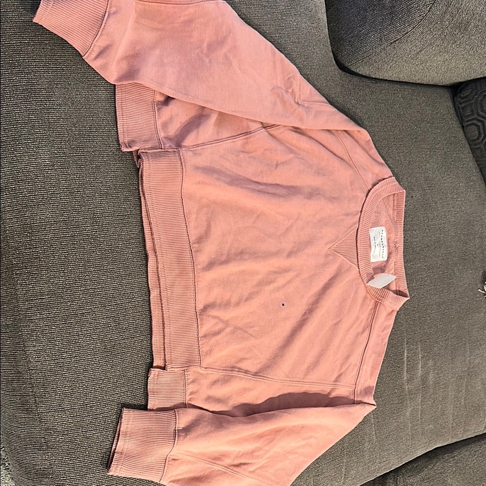 Aeropostale Pink Cropped Sweatshirt